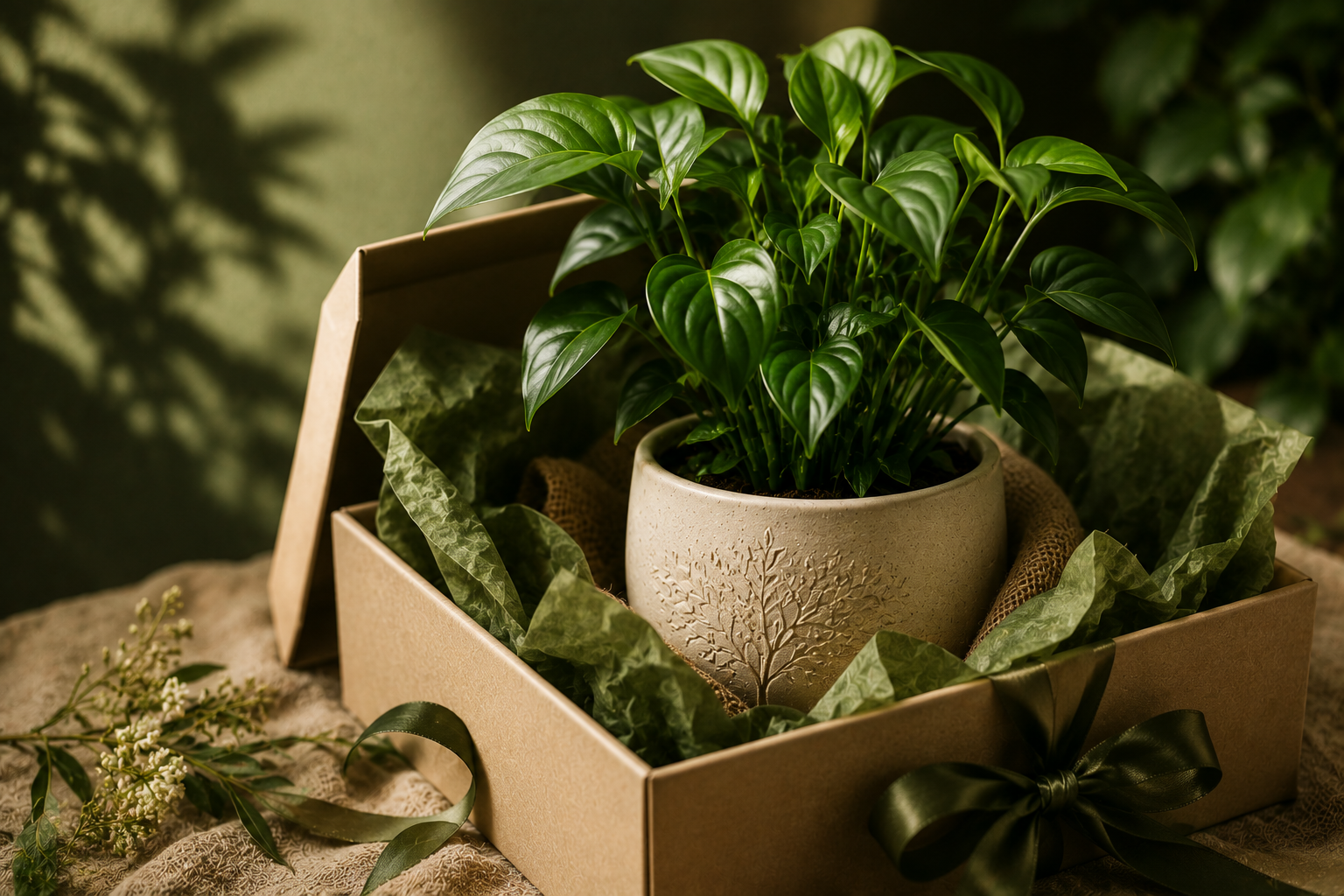 Small desk plant